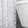 2021 Factory Wholesale European Thickened 3D Pebble Waterproof Transparent PEVA Bath Shower Curtain